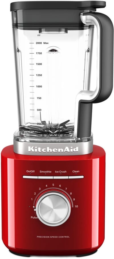 KitchenAid 5KSB2073EER Pure Power Blender - 2 L - Keizer Rood - 10 Snelheden - 1200 W