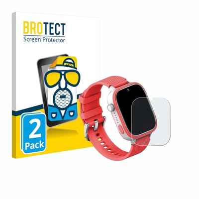 BROTECT - Screenprotector voor AngelTech Kids Smartwatch Ultra 1.83" - Folie Beschermfolie matte 2 Stuks