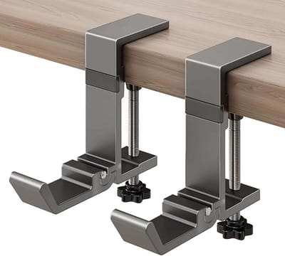 Verstelbare Hoofdtelefoonstandaard en Houder voor Gaming Headsets, Desk Accessoires en Organisatie van Kabels, Perfect voor Bureau en Computer Tafel