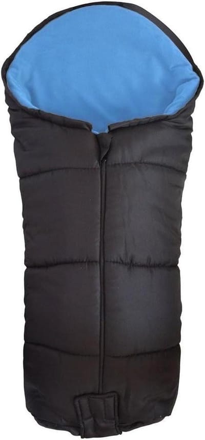 Voetenzak Kinderstoel - Luxe Muts - Warm Blijven - Omvormbaar tot Stoelbekleding - 34 x 26 x 19 cm - Nachtblauw