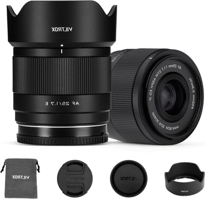 25mm F1.7 Air FE Pocket Dispo Lens voor Sony E-Mount - Compacte Autofocus Prime Lens met Grote Diafragma voor APS-C Camera's