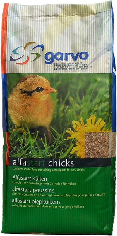 Garvo - Alfastart piepkuikens 1075 - kippenvoer - 12,5kg
