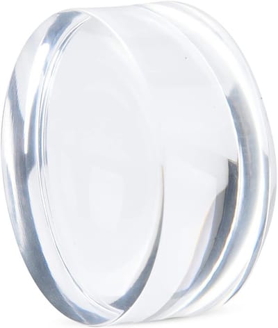 Optische Vergrootglas met Handsfree Ontwerp voor Papierlezen - 8x Vergroting, Draagbaar en Acryl Dome voor Gemakkelijk Gebruik