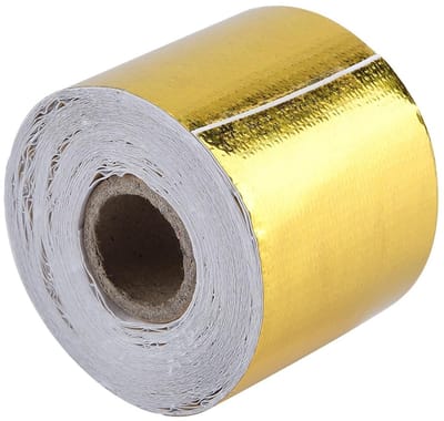 Hoogwaardige Zelfklevende Aluminium Tape, Reflecterende Warmtebescherming, Ideaal voor Motoren en Uitlaten (10 m x 5 cm)