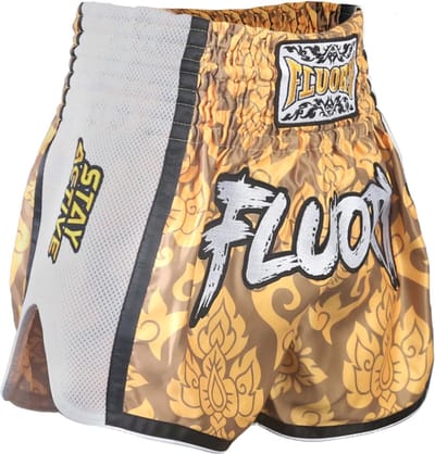 Fluory Muay Thai Kickboxing Shorts Geel MTSF64 - XS