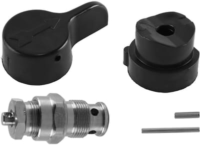 Dailygoods- Aftapklep Sterk - Retourklep - Hogedruk - Airless Spuiter - Roestvrij Staal - Eenvoudige Installatie - Spuitklep