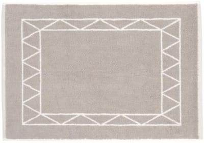 Badmat beige Mjukis taupe douchevoorlegger 50x70