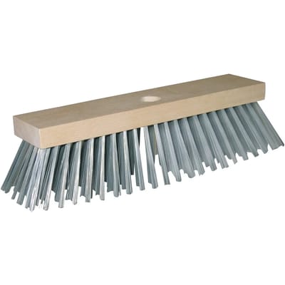 MM Eurotool Staaldraad bezemkop 30 cm voor hardnekkig vuil en mos