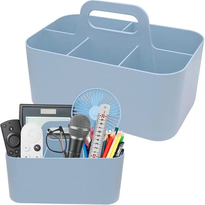 Multifunctionele Mand Organizer met Handvat – Ruimtebesparende Bureaumand voor Kunst, Kantoor en Make-up
