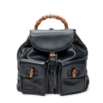 Large Bamboo Backpack   rugzak