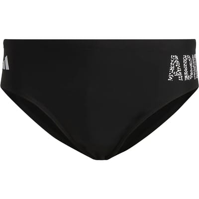 adidas Performance Wording Zwembroek - Heren - Zwart- S