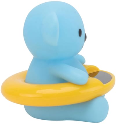 Badthermometer Speelgoed - Waterthermometer Beer - Babybadje Controleren - Vrolijke Vorm - 9.5 cm - Blauw