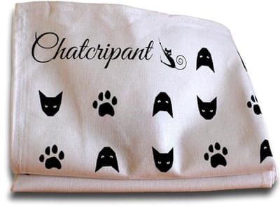 Dikke keukendoek met kattenpoot patroon - 100% katoen, absorberend, origineel design