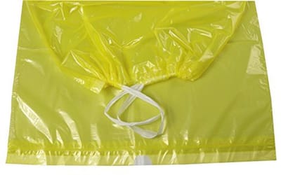 Gele Afvalzakken - 90 Liter, 125 Stuks - Scheurvast en Milieuvriendelijk