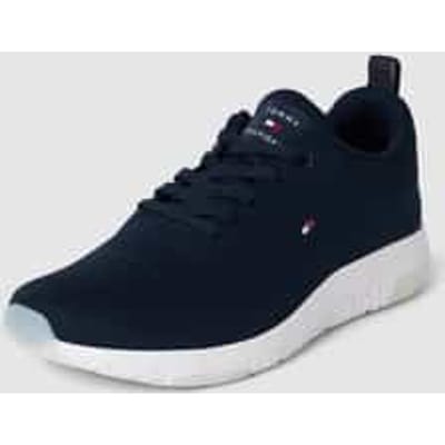 Sneakers met labelstitching