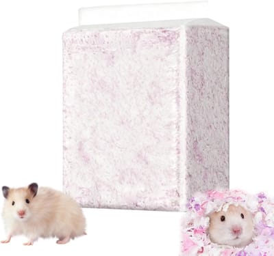 Bodembedekking Knaagdier - Huisdier Strooisel - Comfortabel Verblijf - Geurcontrole Absorberend - 10.5 cm - Paars