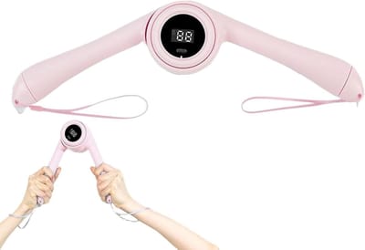 Armkracht Roller - Pols Trainer - Kracht Opbouwen - Opvouwbaar Ontwerp - 26 cm - Roze