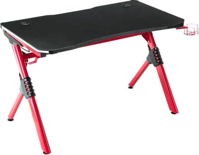 Game bureau Mistral - gaming desk - led verlichting - 120 x 60 cm