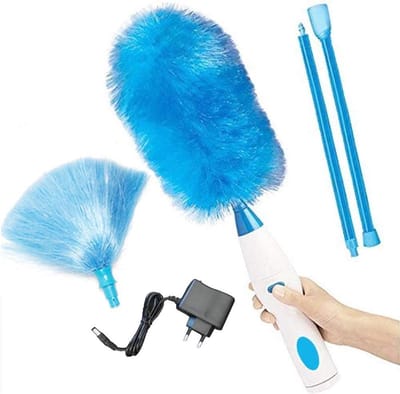 Elektrische Stoffer - Draadloze Schoonmaker - Stofvrij Huis - 360 Graden Rotatie - 450 Gram