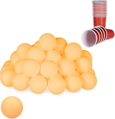 Doodadeals® - Pingpongballen 48 stuks – Beerpong Ballen – Tafeltennisballen - Oranje
