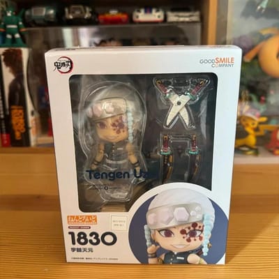 EN STOCK Good Smile Nendoroid Demon Slayer Uzui Tengen Modèle Figurine d'Action Anime Jouets Ornement Chambre d'Enfant Cadeaux Fille Collection white