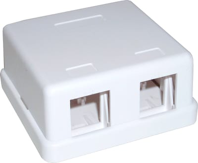BeMatik - TB110 compatibele universele aansluitdoos met 2 sockets