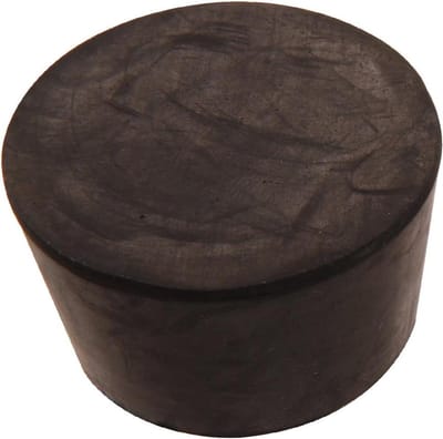 Rubberen Stop - Afsluitdop - Container Afdichting - Zwart Rubber - 2 stuks - Zwart