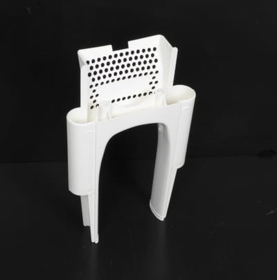 teknix vorkbescherming voor peugeot 50 103 mvl bromfiets voorgrille wit nieuw