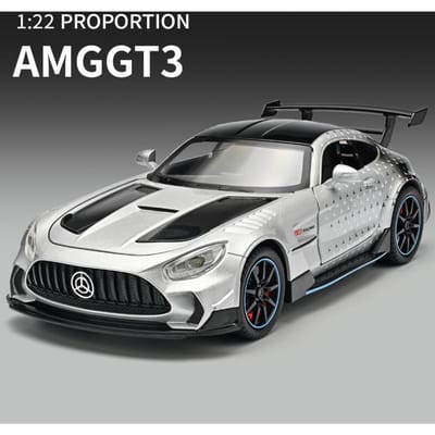1/22 Schaal Metaal Die-Cast Amg Sedan Model Simulatie Gt3 Sportwagen Speelgoed Verzamelsieraad Vakantiegeschenk