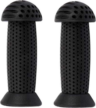 Kinderfiets Handvatten - Stuurgrepen Set - Veilig Fietsen - Antislip Gel Materiaal - 10x4CM - Zwart