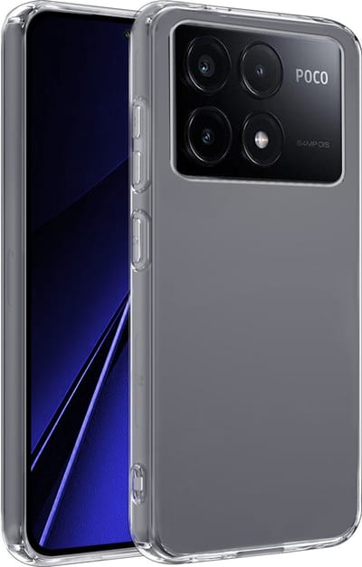 Hoesje - Geschikt voor Xiaomi Poco X6 Pro 5G - Sterk & Shockproof - Siliconen Case - Hoes Cover - Telefoonhoes - Transparant