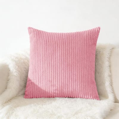 70x70 65x65 Grote Maat Corduroy Kussenhoes Zachte Pluche Flanellen Kussenhoes Pluizige Bankkussenhoes voor Sofa Woonkamer Decor 65x65cm