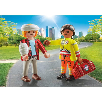 Playmobil City Life Paramedic met PatiÃ«nt Speelset