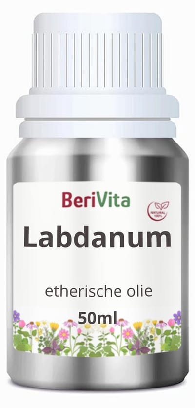 Labdanum Olie 50ml - Pure Etherische Olie van Cisteroos - Cistus Ladanifer, Zonneroos Olie