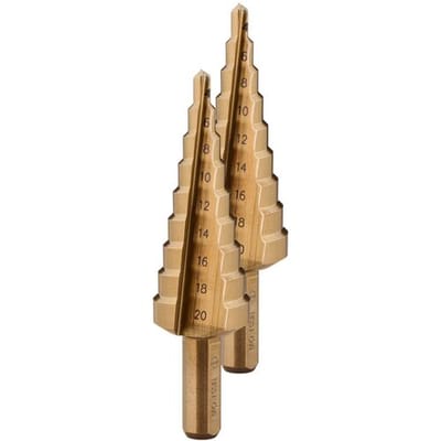 PARKSIDE PERFORMANCE Stappenboor of HSS-staalboor (Stappenboor 4-20 mm 2 stuks)