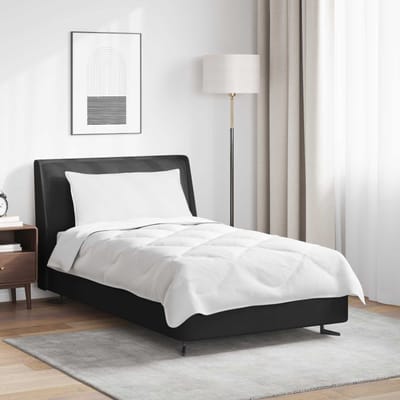 vidaXL - Dekbed - met - kussen - 2 - st - Wit - Microvezel