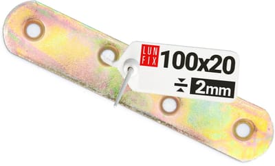 LUN FIX - Meubel vlakverbinder - 100x20x2mm - plaatconstructieverbinder - meubelverbinder