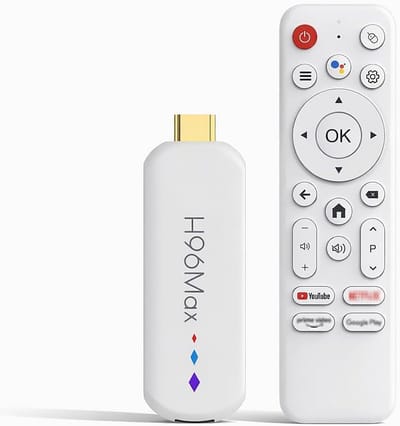 Smart TV Stick - Android Media Player - Streamen Thuis - WiFi 6 Connectiviteit - 7.77 x 3.06 cm - Zwart