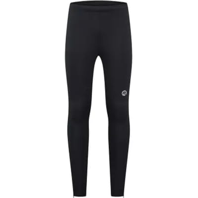 Rogelli Core Heren Lange Hardloopbroek - Achterzak met Rits - Zwart/Fluor