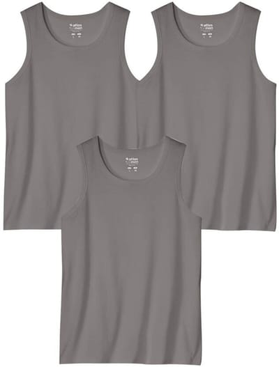 ATLAS FOR MEN - Set van 3 effen tanktops - Heren - Verkrijgbaar in grote maten - XL