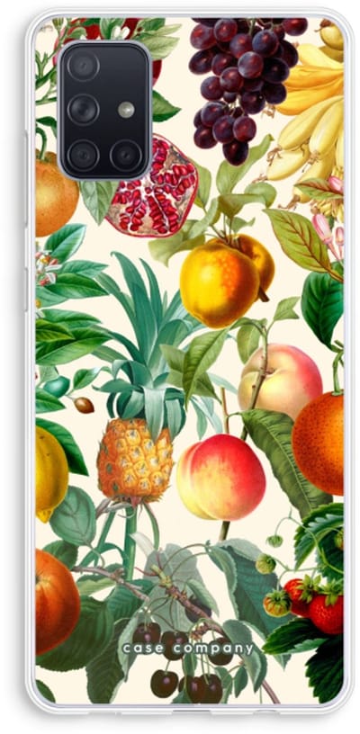 Case Company® - Hoesje geschikt voor Samsung Galaxy A71 hoesje - Classic Flora - Soft Cover Telefoonhoesje - Bescherming aan alle Kanten en Schermrand