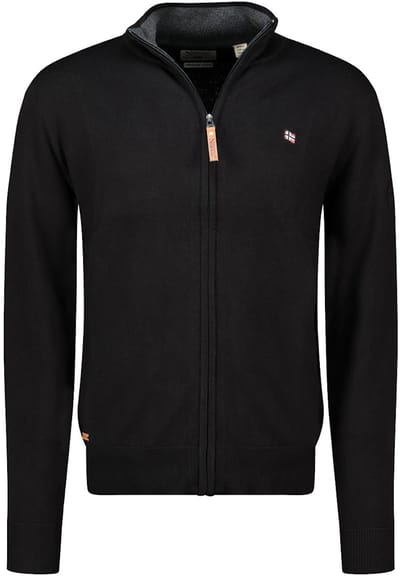Geographical Norway Fregate Heren Vest Opstaande Kraag Zwart - 3XL