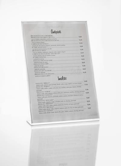 kaartstandaard, L standaard, Beekwilder LVT, extra lange flap, papier glijdt niet weg