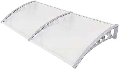 Deurluifel - Regenbescherming - Buiten beschermen - Modern design - 100x200cm - Wit