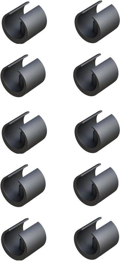 10x Ronde Kunststof Dop voor Stoelpoten en Meubels (16-18mm) - Zonder Krassen