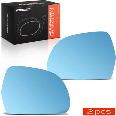 Frankberg 2x Spiegelglas Buitenspiegel Voor voor Audi A4 Skoda Octavia