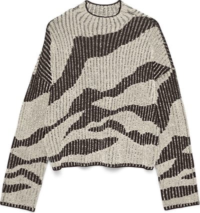 VERO MODA - VMSCORPIO LS HIGHNECK PULLOVER BF - Dames - Gebreide truien