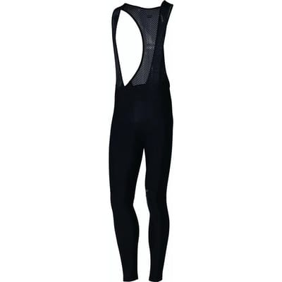BBB Cycling Quadra Lange Fietsbroek Heren met Zeem en Bretels - Thermo Wielrenbroek - Fiets Broek - Zwart - Maat XXL - BBW-184