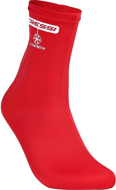 Cressi - Lycra - Duiksokken - Water Socks - Rood - Maat S/M