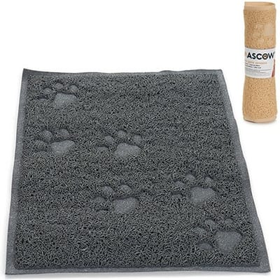 Dog Carpet Grey Beige 30 x 0,2 x 40 cm